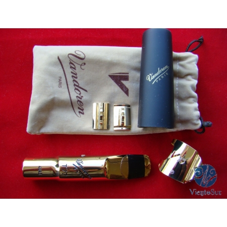 Boquilla metálica para saxo tenor Vandoren V16 T77 + fajillero Optimum